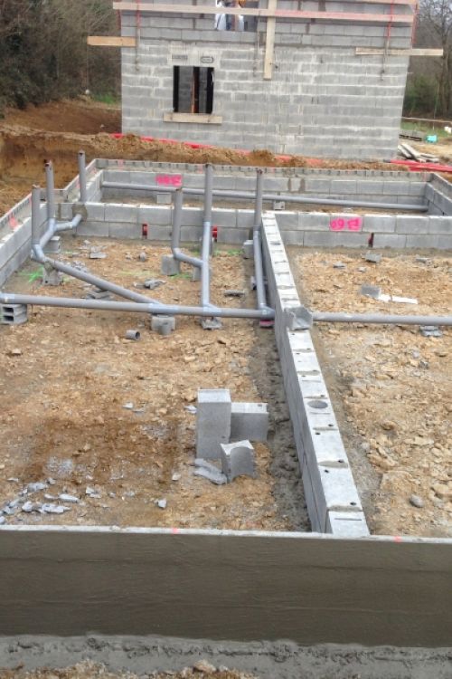 construction d'une maison &agrave; landerneau par l'entreprise de construction isidoro